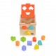 Shape Sorting Wooden Cube Shape Sorting Wooden Cube