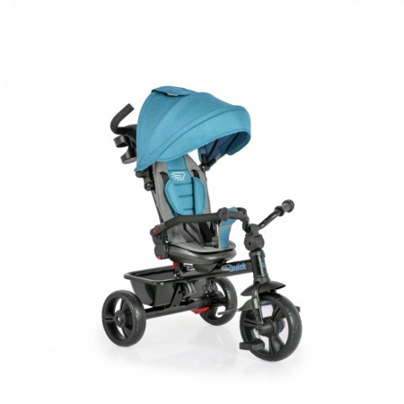 Tricycle Quick With Adjust Backrest Turquoise and Gift Lights