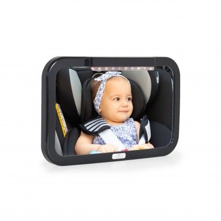 Baby Car Mirror With Led Light