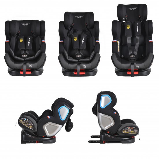 Car Seat Colonel 360° 0-36 kg Isofix Dark Grey Car Seat Colonel 360° 0-36 kg Isofix Dark Grey