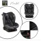 Car Seat Marshal Dark Grey 0-36 kg