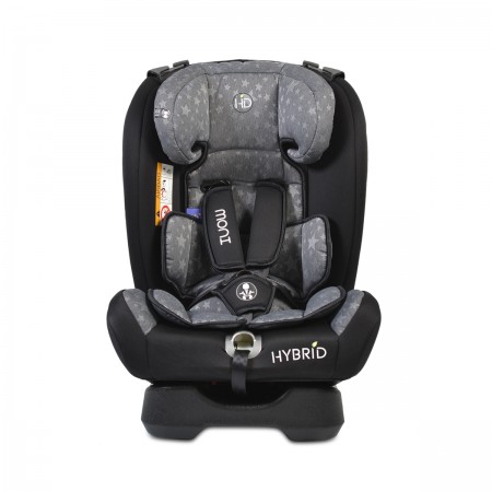 Car Seat HYBRID 0-36kg Grey Stars
