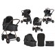 Baby Stroller Empire 3 in 1 Black Baby Stroller Empire 3 in 1 Black