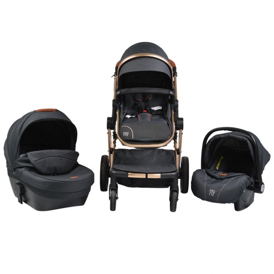 Stroller Polly 3 in 1 Black Stroller Polly 3 in 1 Black