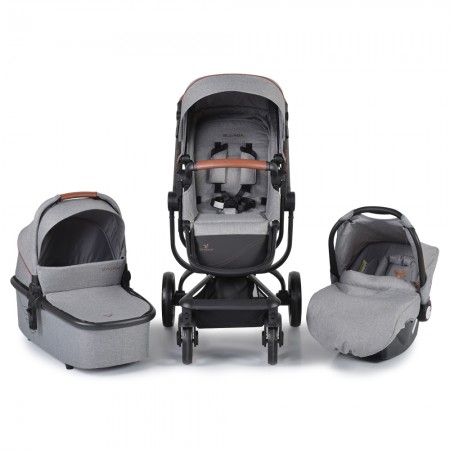 Baby Stroller 3 in 1 Ellada Grey