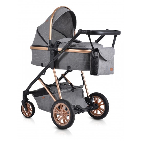 Baby Stroller Midas 3 in 1 Grey Baby Stroller Midas 3 in 1 Grey