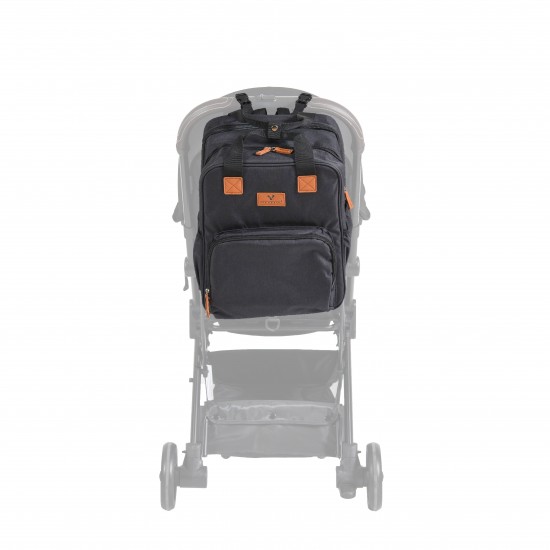 2in1 Diaper Bag-Cot Liana Black 2in1 Diaper Bag-Cot Liana Black