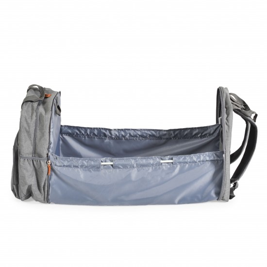 2in1 Diaper Bag-Cot Liana Grey