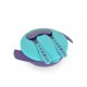 Feeding Bowl With Fork And Spoon Jelly Blue Feeding Bowl With Fork And Spoon Jelly Blue