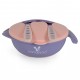 Feeding Bowl With Fork And Spoon Jelly Pink Feeding Bowl With Fork And Spoon Jelly Pink