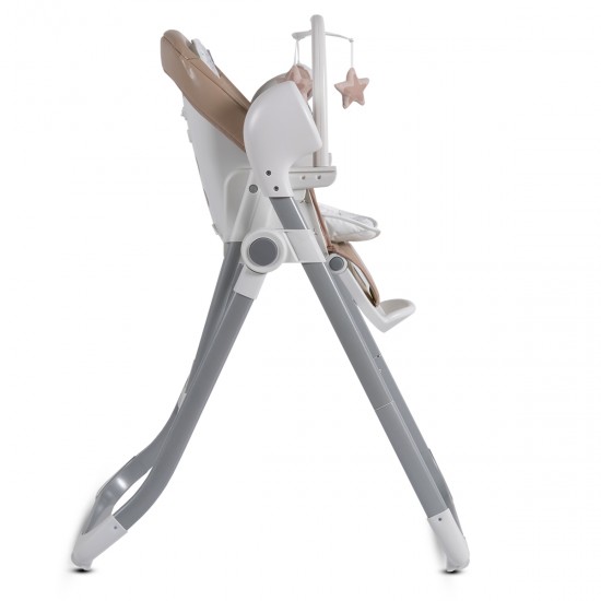 Baby High Chair And Swing Pudding 2 in 1 Beige Baby High Chair And Swing Pudding 2 in 1 Beige
