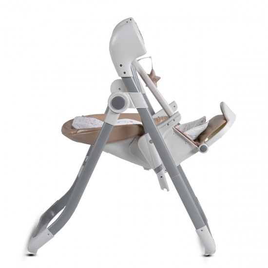 Baby High Chair And Swing Pudding 2 in 1 Beige Baby High Chair And Swing Pudding 2 in 1 Beige