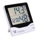 Thermometer-Hygrometer-Digital Clock 3 In 1