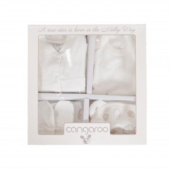 Newborn set 6 pieces Milky Way Beige Ecru Newborn set 6 pieces Milky Way Beige Ecru