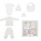 Newborn set 6 pieces Milky Way Beige Ecru