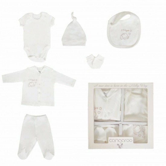 Newborn Set 6 Pieces Milky Way Beige Newborn Set 6 Pieces Milky Way Beige
