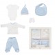 Newborn Set 6 Pieces Milky Way Blue Newborn Set 6 Pieces Milky Way Blue