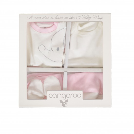 Set For Newborn 6pcs Milky Way Pink Set For Newborn 6pcs Milky Way Pink