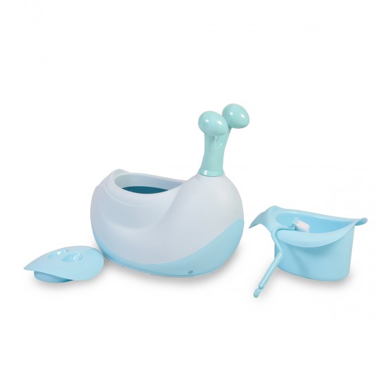 Snail Blue Baby Potty Snail Blue Baby Potty