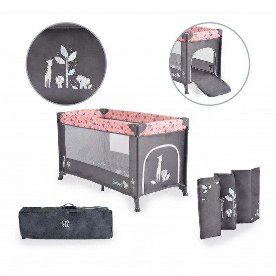 PLAY YARD SAFARI PINK PLAY YARD SAFARI PINK