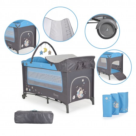 PLAY YARD  SLEEPY BLUE