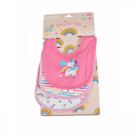 Baby Bib Kay Pink