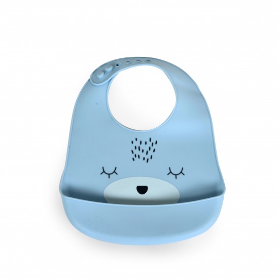 Baby Bib Oscar Blue Baby Bib Oscar Blue