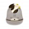 Baby Bib Oscar Grey