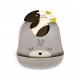 Baby Bib Oscar Grey Baby Bib Oscar Grey