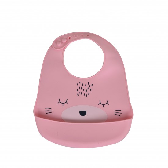 Baby Bib Oscar Pink Baby Bib Oscar Pink