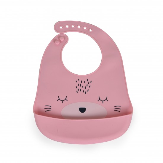 Baby Bib Oscar Pink Baby Bib Oscar Pink