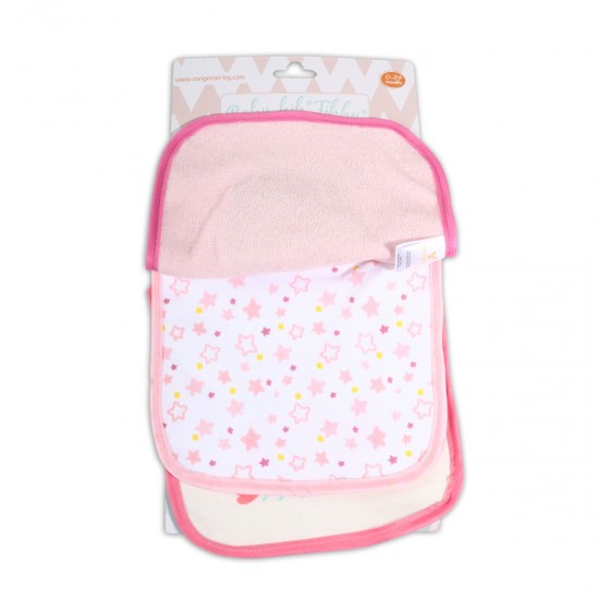 Baby Bib Tibby Pink Baby Bib Tibby Pink