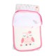 Baby Bib Tibby Pink Baby Bib Tibby Pink
