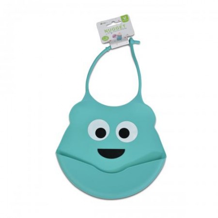 Baby Bib Nugget Blue