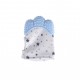 Baby Silicone Mitten Olive Blue Baby Silicone Mitten Olive Blue