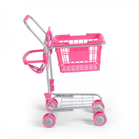 Shopping Cart With Doll Seat Trolley 