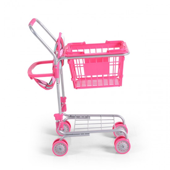 Shopping Cart With Doll Seat Trolley