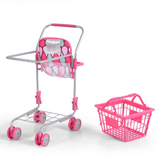 Shopping Cart With Doll Seat Trolley