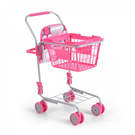 Shopping Cart With Doll Seat Trolley 