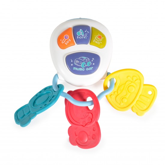 Music Toy Car Key White Music Toy Car Key White