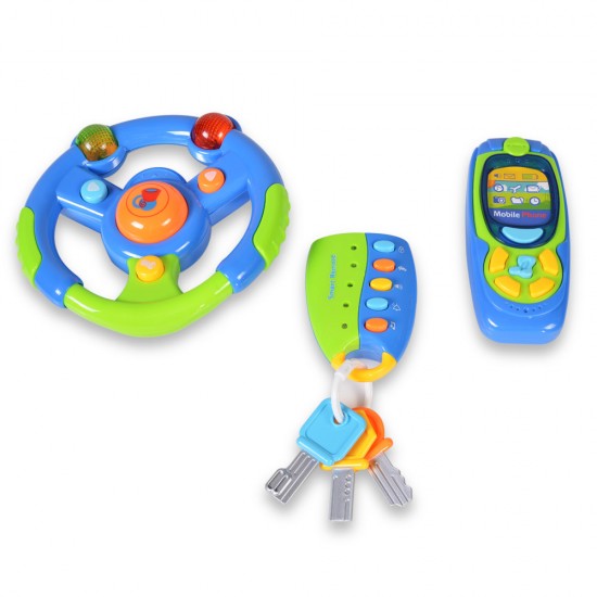 Steering Wheel With Keychain And Phone Steering Wheel With Keychain And Phone