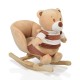 Plush Rocking Animal Bear Khaki WJ-635 Plush Rocking Animal Bear Khaki WJ-635