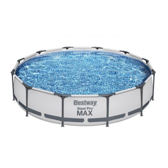 Pool With Metal Frame & Bestway Steel Pro Max Filter Pump Pool With Metal Frame & Bestway Steel Pro Max Filter Pump