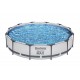 Pool With Metal Frame & Bestway Steel Pro Max Filter Pump Pool With Metal Frame & Bestway Steel Pro Max Filter Pump