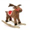 Plush Rocking Deer Rudolf