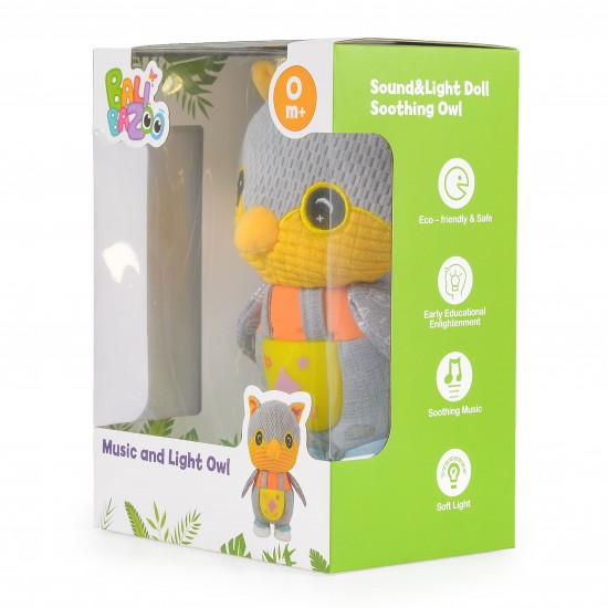 Plush Owl With Light And Music Plush Owl With Light And Music