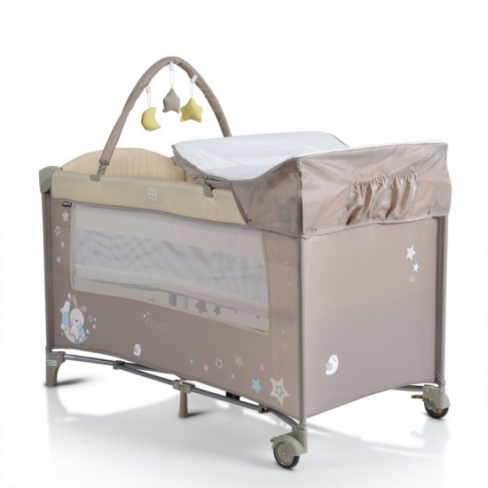 PLAY YARD SLEEPY BEIGE NEW COLLOR PLAY YARD SLEEPY BEIGE NEW COLLOR