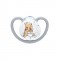 Silicone Orthodontic Pacifier 18-36 Months In 2 Colors