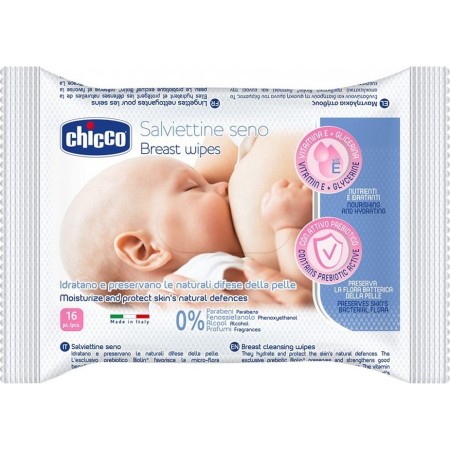Breast Cleaning Wipes 16 Pcs