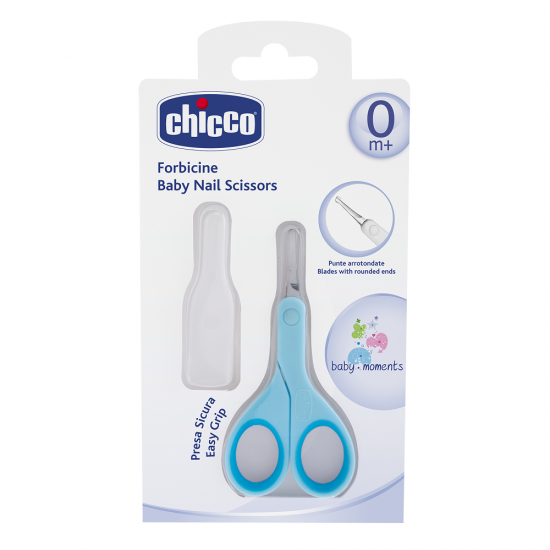 Safety Scissors With Blue Case
